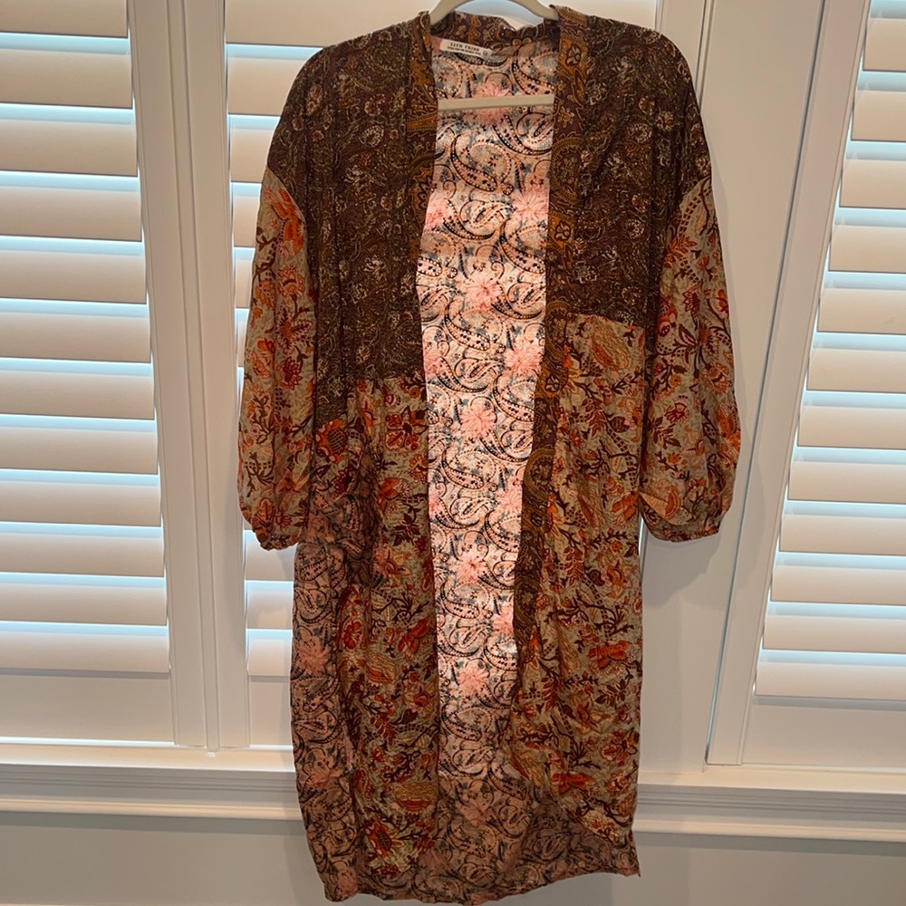 Kimono coverup dress